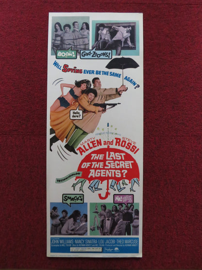 THE LAST OF THE SECRET AGENTS US INSERT (14"x 36") POSTER MARTY ALLEN 1966