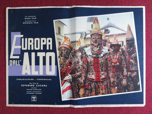 EUROPA DALL'ALTO ITALIAN FOTOBUSTA POSTER D- SEVERINO CASARA 1959