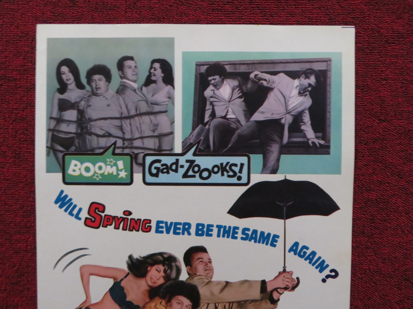 THE LAST OF THE SECRET AGENTS US INSERT (14"x 36") POSTER MARTY ALLEN 1966