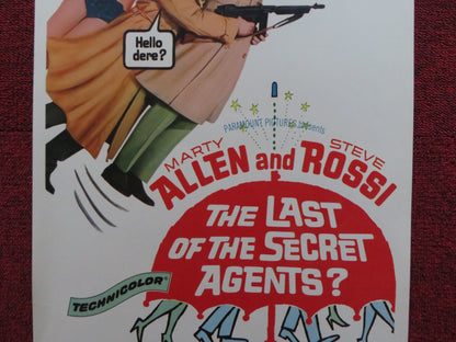 THE LAST OF THE SECRET AGENTS US INSERT (14"x 36") POSTER MARTY ALLEN 1966