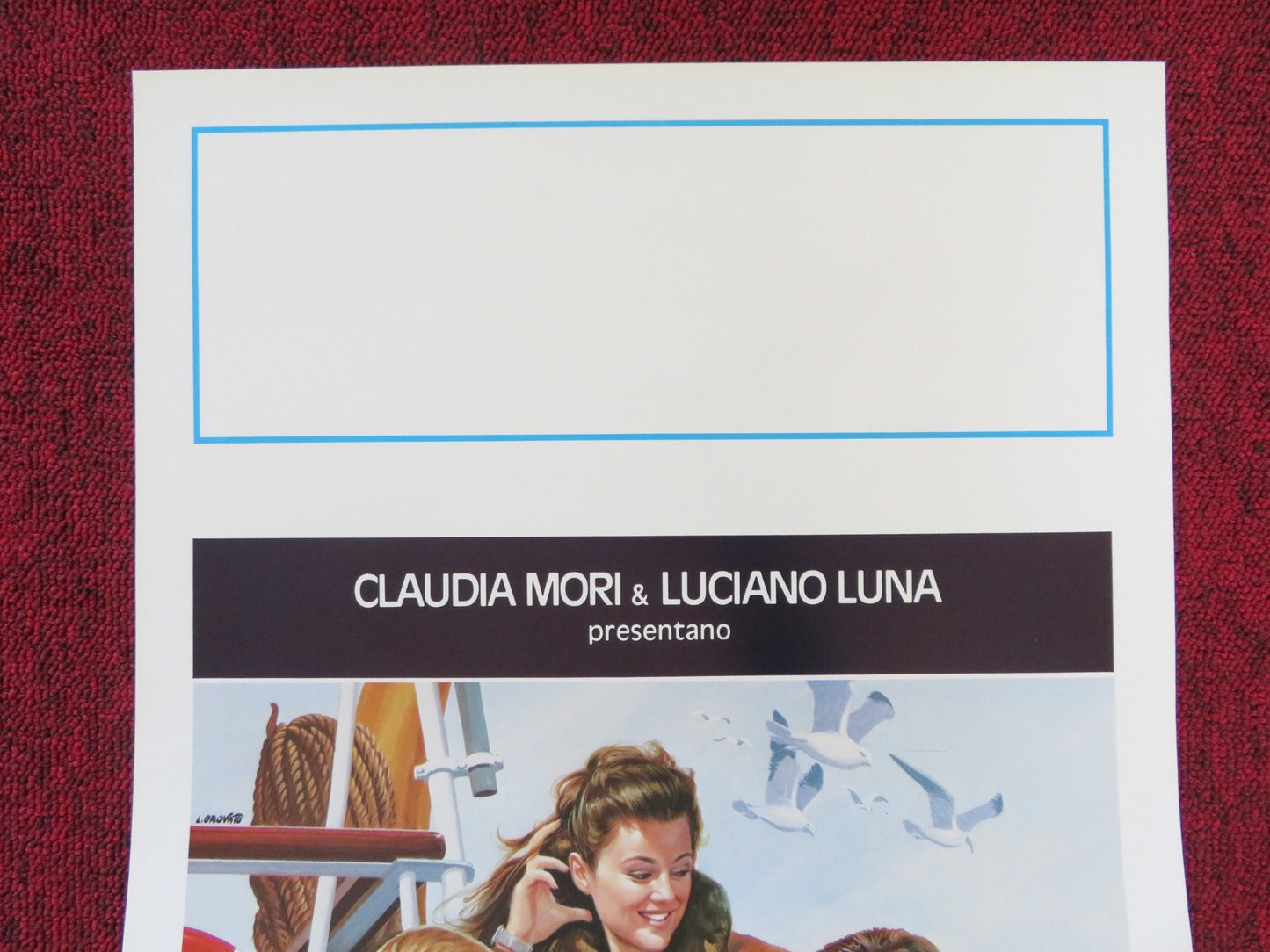 MAK P 100 ITALIAN LOCANDINA POSTER CHRISTOPHE BOUQUIN ROSITA CELENTANO 1988