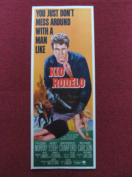 KID RODELO US INSERT (14"x 36") POSTER DON MURRAY JANET LEIGH 1965