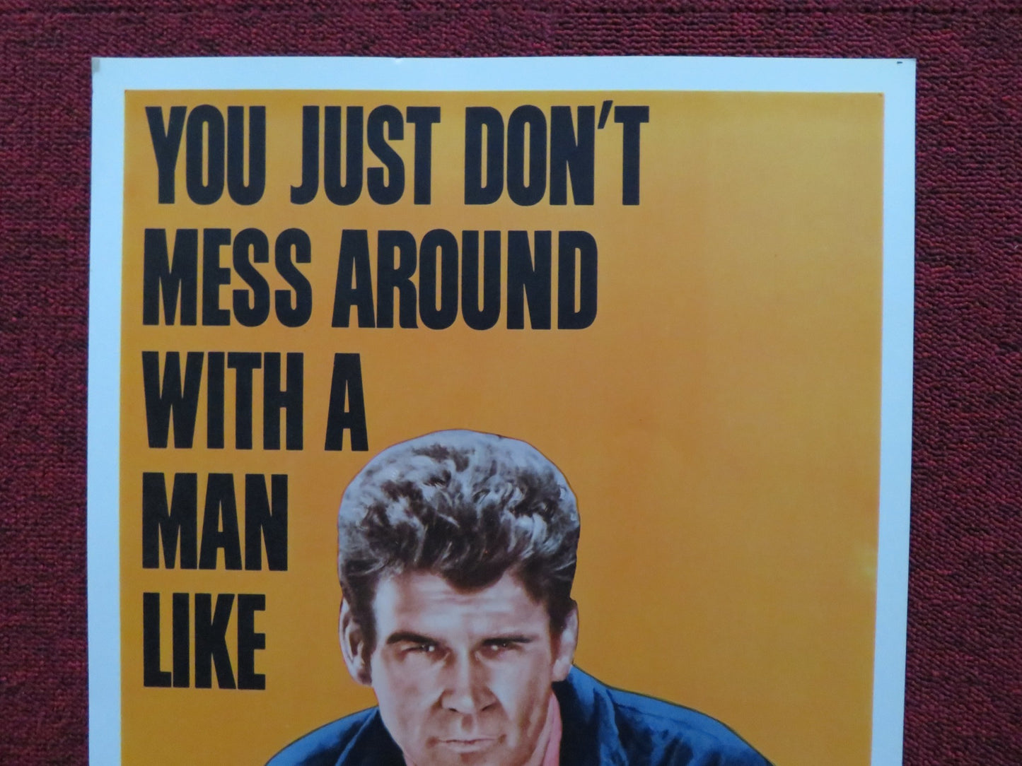 KID RODELO US INSERT (14"x 36") POSTER DON MURRAY JANET LEIGH 1965