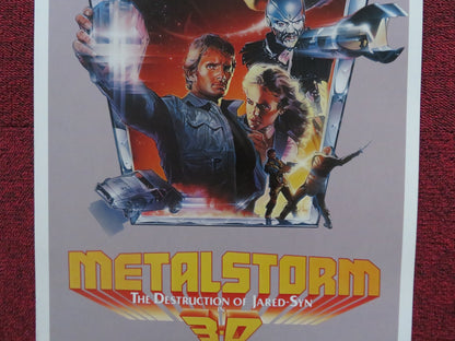 METALSTORM: THE DESTRUCTION OF JARED-SYN US INSERT (14"x 36") POSTER BYRON 1983