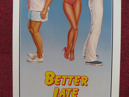 BETTER LATE THAN NEVER US INSERT (14"x 36") POSTER ART CARNEY MAGGIE SMITH 1983