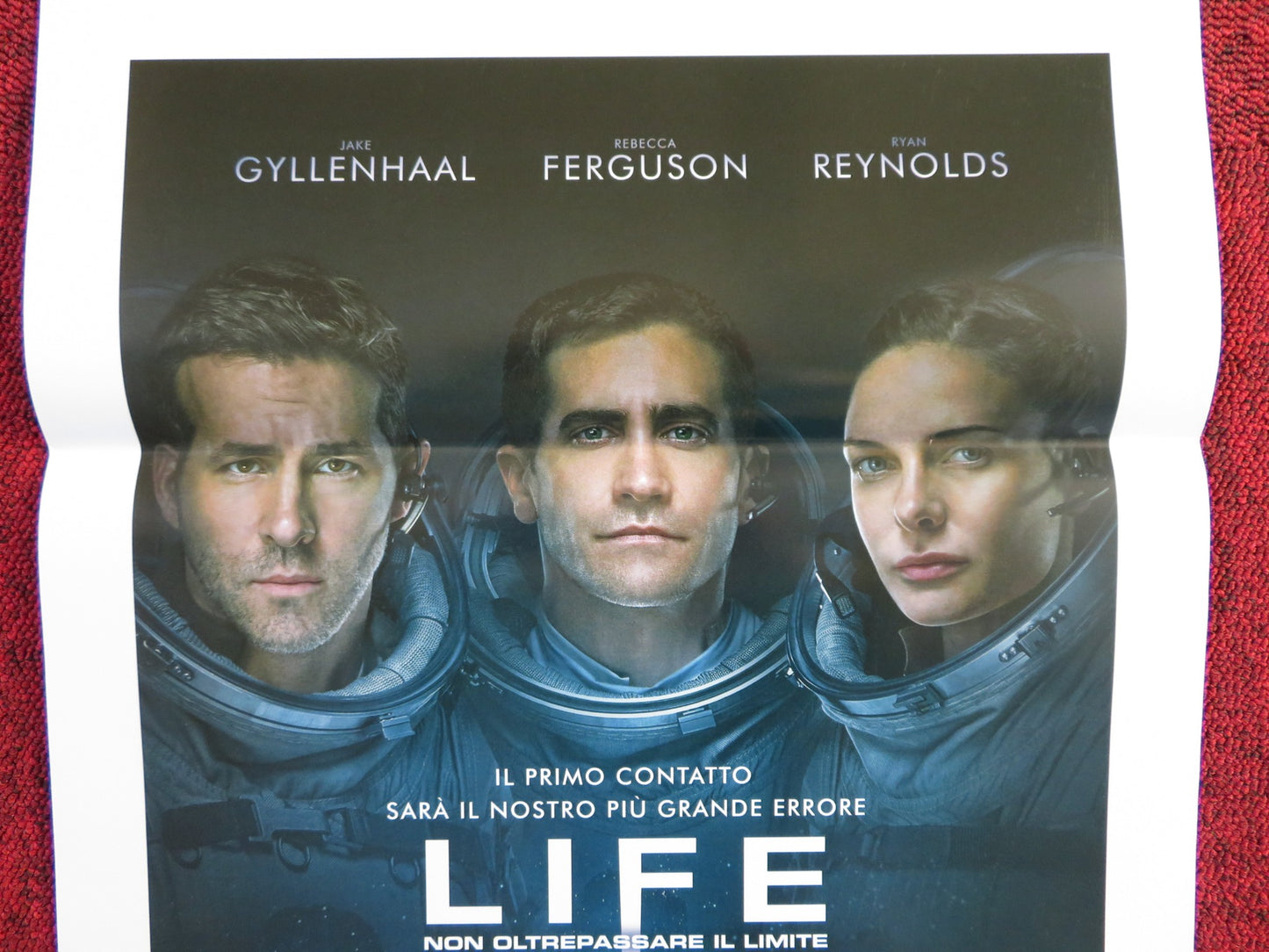 LIFE ITALIAN LOCANDINA POSTER JAKE GYLLENHAAL REBECCA FERGUSON 2017