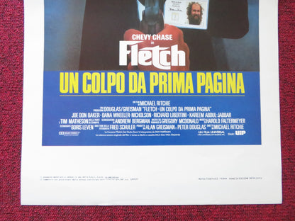 FLETCH ITALIAN LOCANDINA POSTER CHEVY CHASE JOE DON BAKER 1985