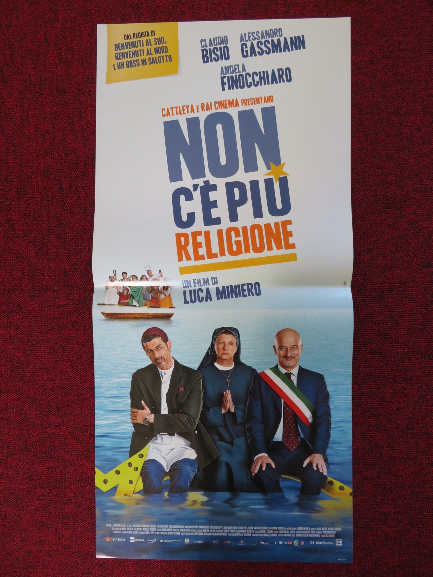 NON C'E PIU RELIGIONE ITALIAN LOCANDINA POSTER CLAUDIO BISIO A. GASSMANN 2016