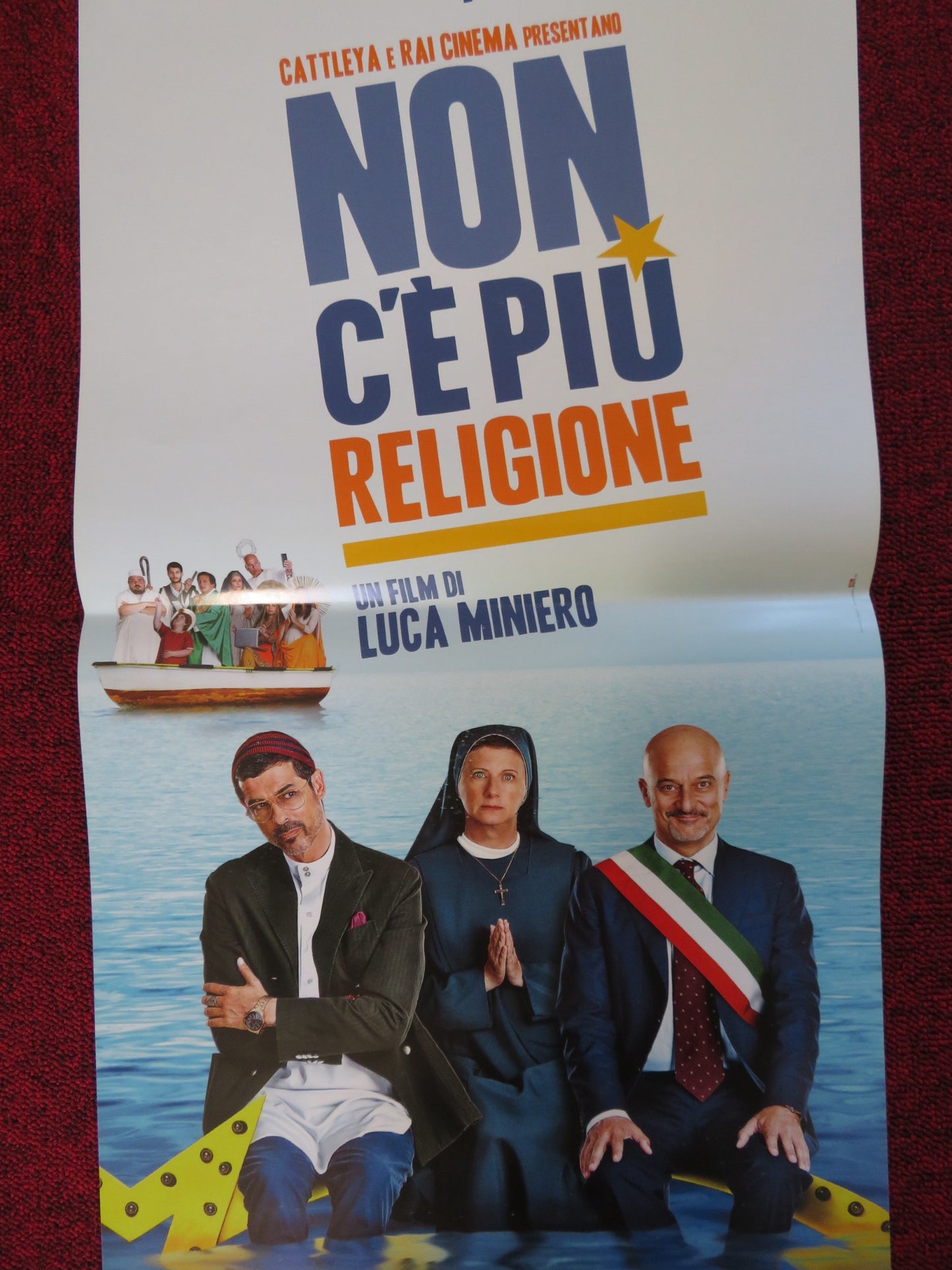 NON C'E PIU RELIGIONE ITALIAN LOCANDINA POSTER CLAUDIO BISIO A. GASSMANN 2016