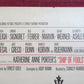 SHIP OF FOOLS US INSERT (14"x 36") POSTER VIVIEN LEIGH SIMONE SIGNORET 1965