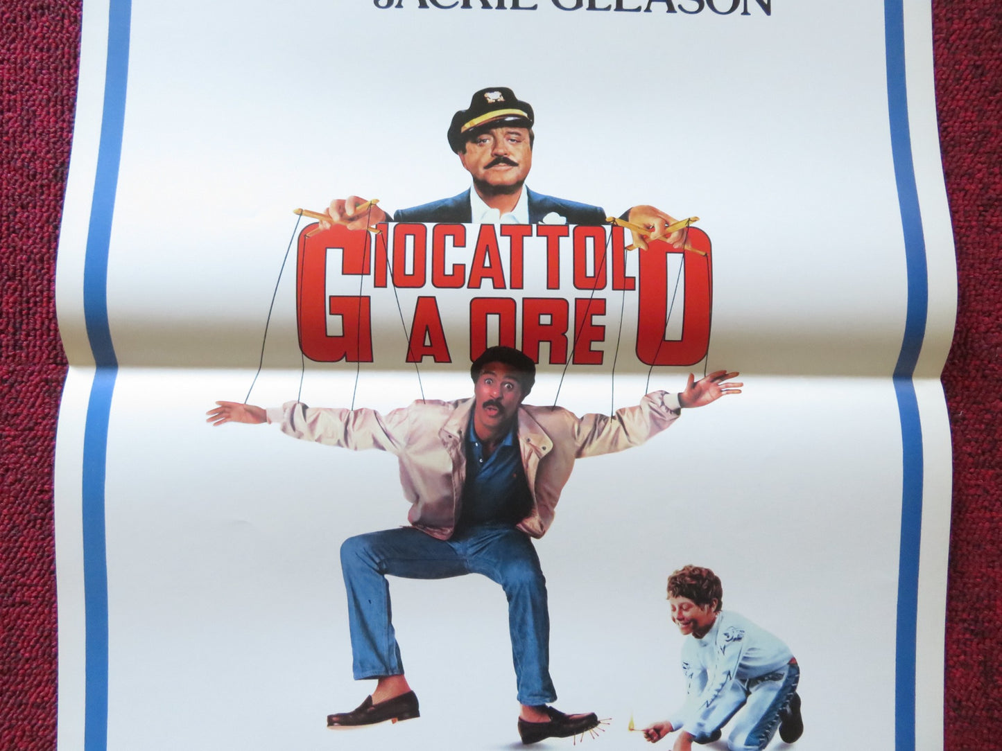 THE TOY ITALIAN LOCANDINA POSTER RICHARD PRYOR JACKIE GLEASON 1982