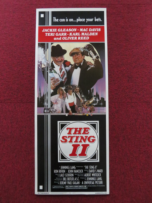 THE STING II US INSERT (14"x 36") POSTER OLIVER REED MAC DAVIS 1983