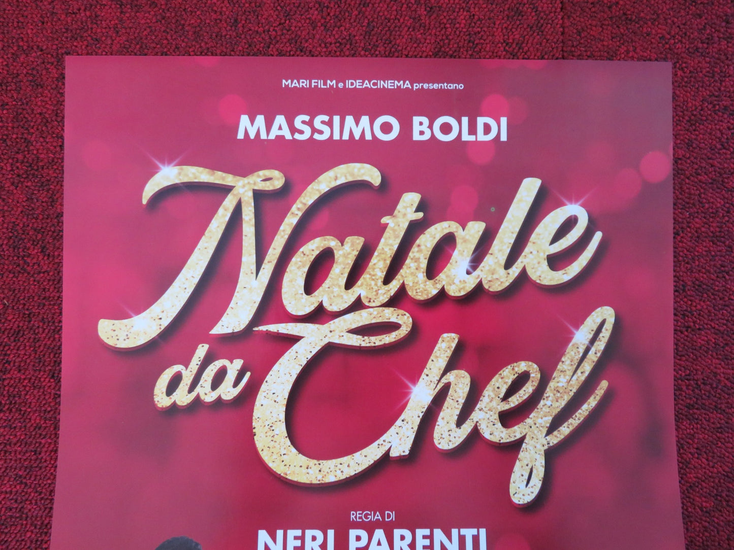 NATALE DA CHEF ITALIAN LOCANDINA POSTER MASSIMO BOLDI DARIO BANDIERA 2017