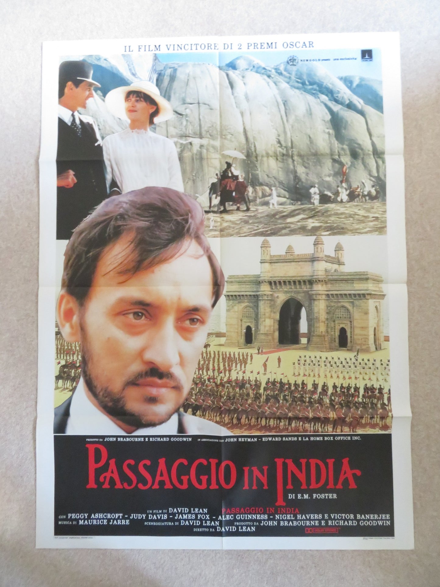 PASSAGE TO INDIA ITALIAN 2 FOGLIO POSTER VICTOR BANERJEE ALEC GUINNESS 1984