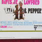 SALT AND PEPPER US INSERT (14"x 36") POSTER SAMMY DAVIS JR PETER LAWFORD 1968