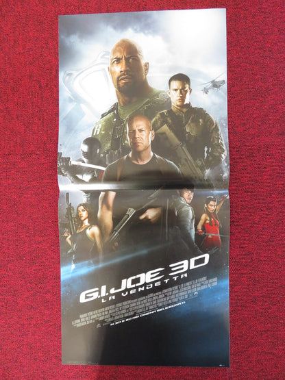 G.I. JOE: RETALIATION ITALIAN LOCANDINA POSTER DWAYNE JOHNSON J. PRYCE 2013