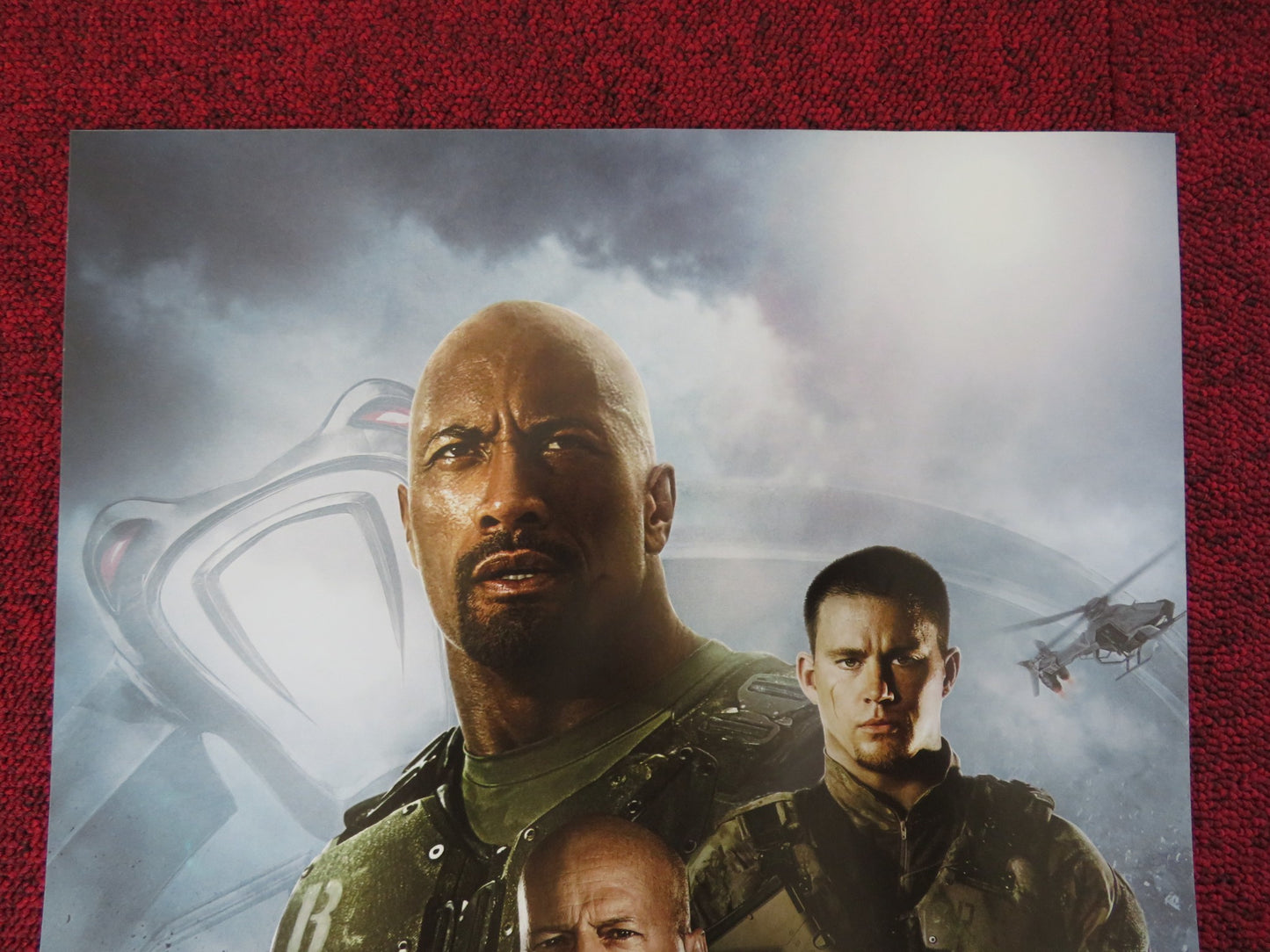 G.I. JOE: RETALIATION ITALIAN LOCANDINA POSTER DWAYNE JOHNSON J. PRYCE 2013