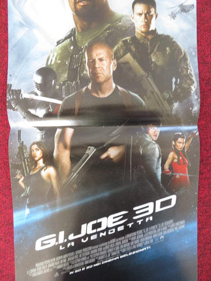 G.I. JOE: RETALIATION ITALIAN LOCANDINA POSTER DWAYNE JOHNSON J. PRYCE 2013