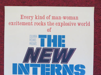 THE NEW INTERNS US INSERT (14"x 36") POSTER MICHAEL CALLAN DEAN JONES 1964