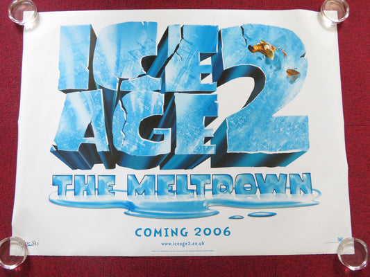 ICE AGE 2: THE MELTDOWN UK QUAD (30"x 40") ROLLED POSTER RAY ROMANO 2006
