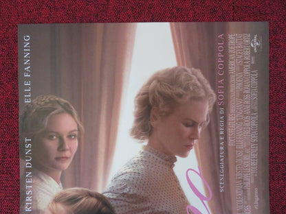 THE BEGUILED ITALIAN LOCANDINA POSTER COLIN FARRELL NICOLE KIDMAN 2017