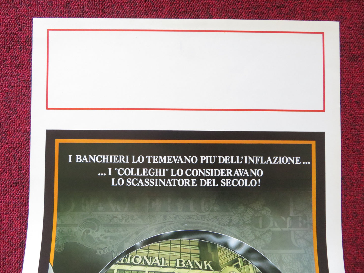 VABANK ITALIAN LOCANDINA POSTER JAN MACHULSKI LEONARD PIETRASAK 1981