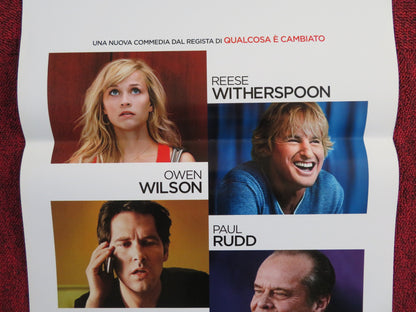 HOW DO YOU KNOW ITALIAN LOCANDINA POSTER REESE WITHERSPOON OWEN WILSON 2010