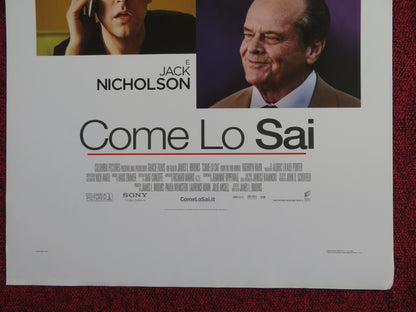 HOW DO YOU KNOW ITALIAN LOCANDINA POSTER REESE WITHERSPOON OWEN WILSON 2010