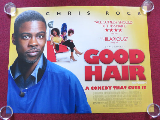 GOOD HAIR UK QUAD (30"x 40") ROLLED POSTER CHRIS ROCK MAYA ANGELOU 2009