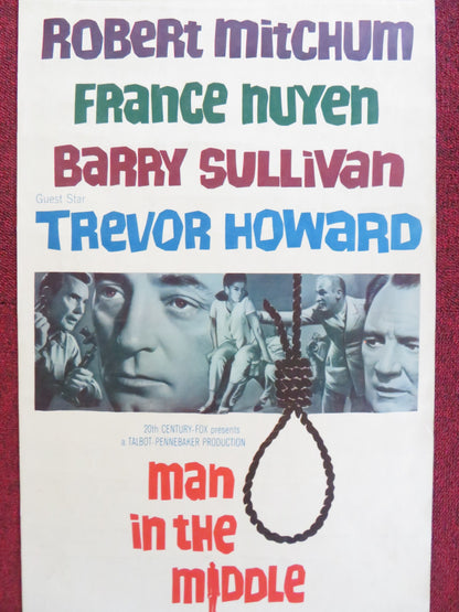 MAN IN THE MIDDLE US INSERT (14"x 36") POSTER ROBERT MITCHUM FRANCE NUYEN 1964